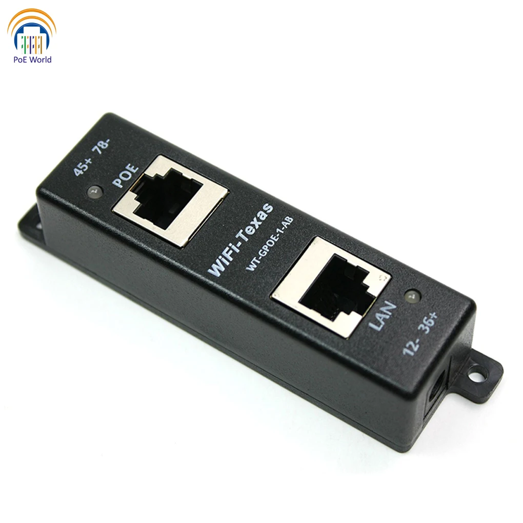 48 В Gigabit PoE + Ethernet-разъем инжектора Plus Linker для PTZ-камеры 802.3at 60 Вт выход на порт макс. |