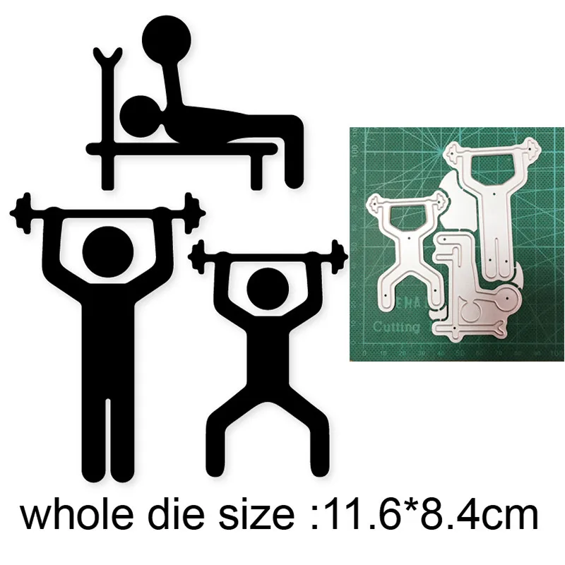 Sport Doll Weightlifting New 2021 Metal Cutting Dies for Scrapbooking Paper and Card Making Decorative Embossing Dies Craft dies
Sport Doll Weightlifting New 2021 Metal Cutting Dies for Scrapbooking Paper and Card Making Decorative Embossing Dies Craft dies