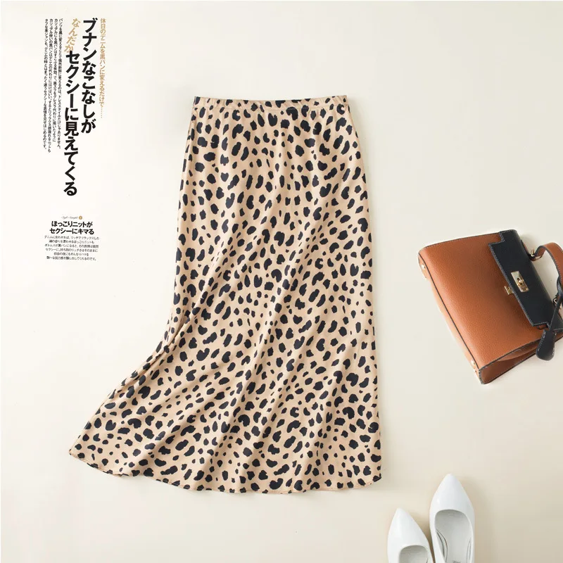 2019 Summer Silk Leopard-print Skirt A-shaped Skirt Pencil Skirt Covered Hip Mulberry Silk Fishtail Skirt Heavy Crepe
2019 Summer Silk Leopard-print Skirt A-shaped Skirt Pencil Skirt Covered Hip Mulberry Silk Fishtail Skirt Heavy Crepe