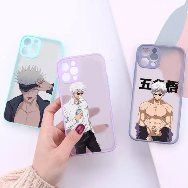Jujutsu Kaisen anime Gojo Satoru Phone Case matte transparent For iphone 7 8 11 12 13 plus mini x xs xr pro max cover
Jujutsu Kaisen anime Gojo Satoru Phone Case matte transparent For iphone 7 8 11 12 13 plus mini x xs xr pro max cover