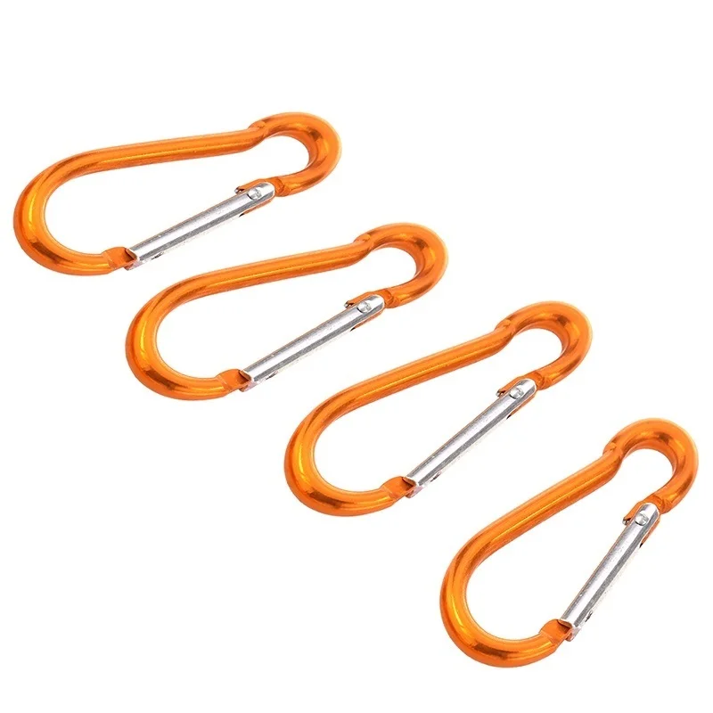 4pcs Travel Gold Tone Spring Loaded Gate 5mm Dia Carabiner Clip Hooks Carabiner Buckles
4pcs Travel Gold Tone Spring Loaded Gate 5mm Dia Carabiner Clip Hooks Carabiner Buckles