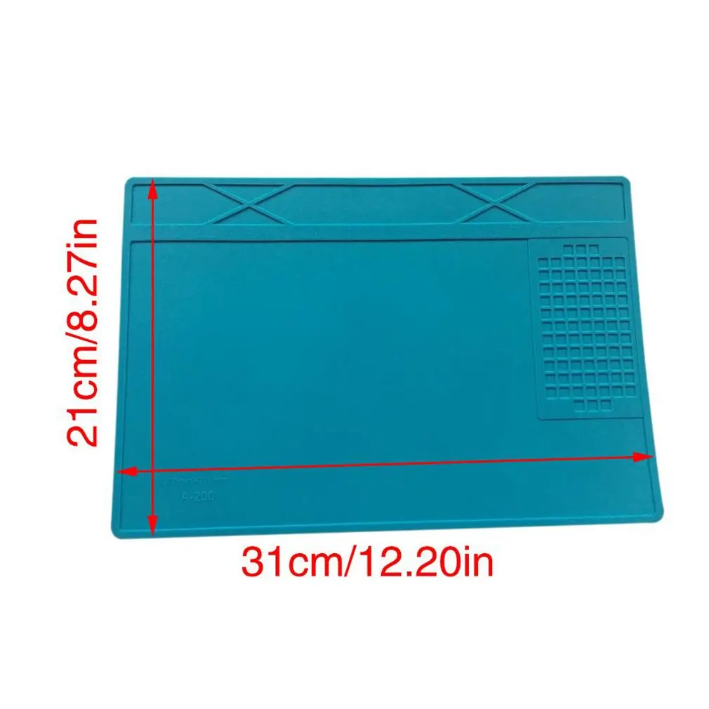 Heat Resistant Soldering Station Silicone Welding Pad Heat Insulation Pad Repair Tools Maintenance Platform Desk Mat 
Heat Resistant Soldering Station Silicone Welding Pad Heat Insulation Pad Repair Tools Maintenance Platform Desk Mat