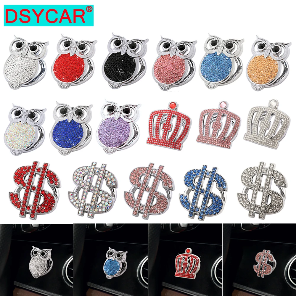 DSYCAR 1Pcs Car Engine Start Stop Button Decoration Cover Push Bling Car Crystal Rhinestone Ring Emblem Sticker Anti-Scratch
DSYCAR 1Pcs Car Engine Start Stop Button Decoration Cover Push Bling Car Crystal Rhinestone Ring Emblem Sticker Anti-Scratch