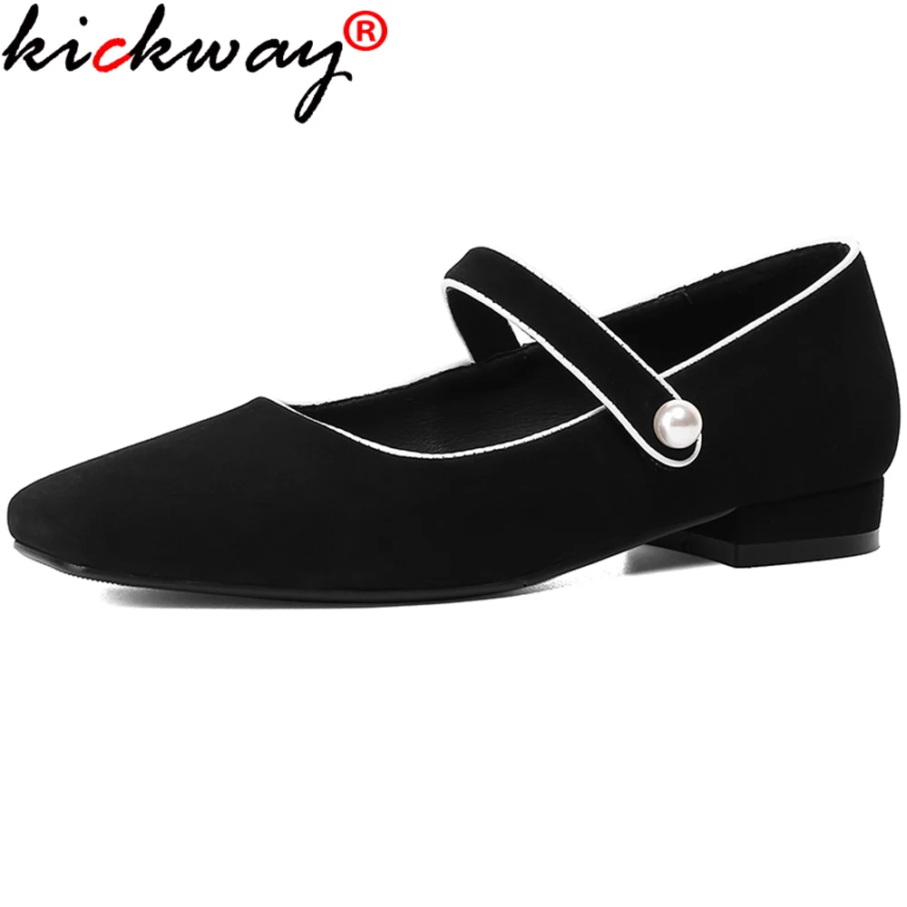 Kickway Concise Design Shoes Woman Round Toe Pearl Decorastion Low Heels Pumps Female 2021 Newest Working Basic Shoes For Women
Kickway Concise Design Shoes Woman Round Toe Pearl Decorastion Low Heels Pumps Female 2021 Newest Working Basic Shoes For Women