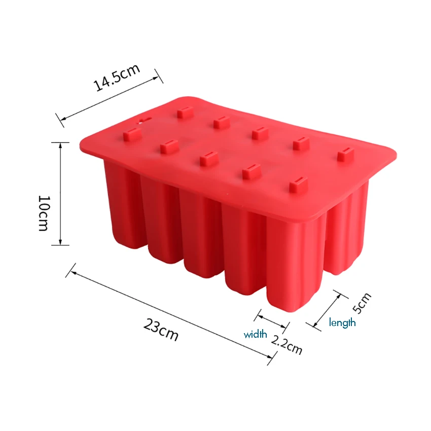 10 Cells DIY Popsicle Molds Ice Cream Makers Kitchen Tools Reusable Frozen Pop Moulds Eco-Friendly Stocked Juices Purees
10 Cells DIY Popsicle Molds Ice Cream Makers Kitchen Tools Reusable Frozen Pop Moulds Eco-Friendly Stocked Juices Purees