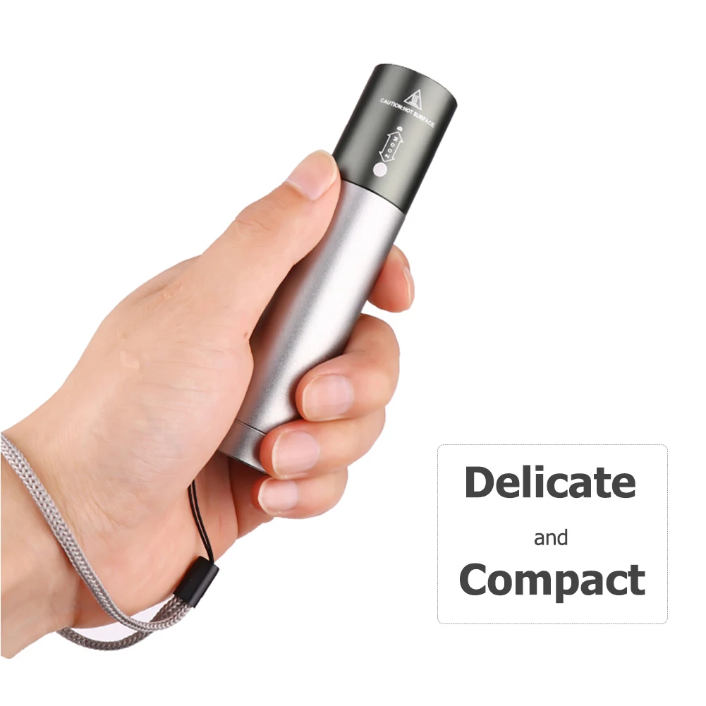 Powerful T6 LED Flashlight Super Bright Torch Zoom Aluminum Alloy Portable Torch USB Rechargeable Outdoor Camping Flash Light
Powerful T6 LED Flashlight Super Bright Torch Zoom Aluminum Alloy Portable Torch USB Rechargeable Outdoor Camping Flash Light