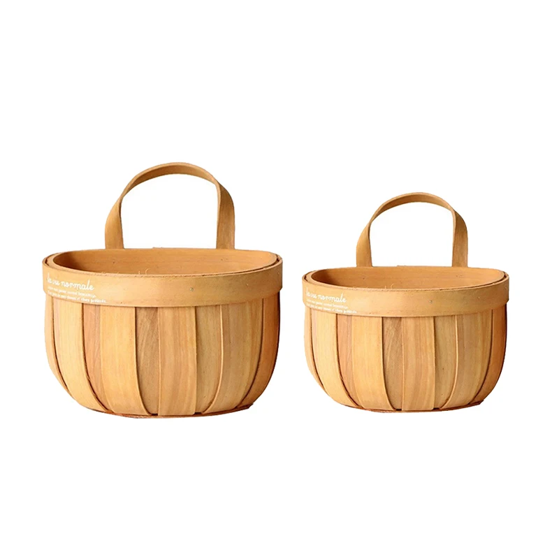 2 Pcs Woven Wooden Wall Hanging Basket Flowerpot Wall Decoration Japanese Handmade Storage Basket Household Organizer
2 Pcs Woven Wooden Wall Hanging Basket Flowerpot Wall Decoration Japanese Handmade Storage Basket Household Organizer