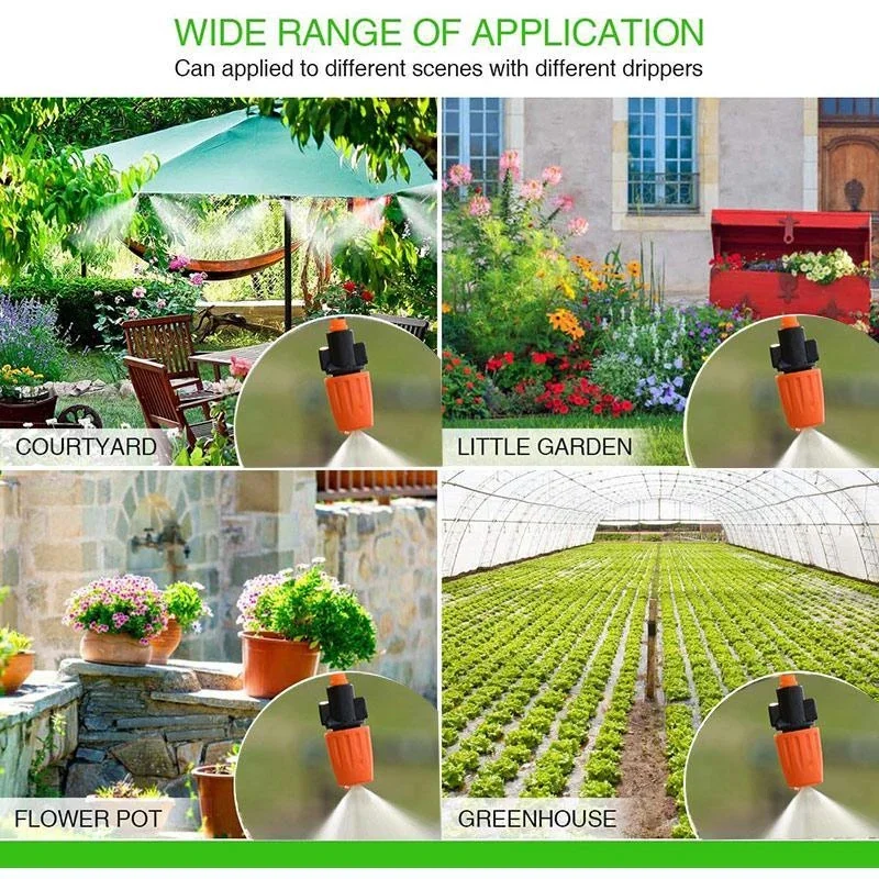 149pcs Mist Cooling Automatic Irrigation System Automatic Irrigation Equipment Set for Gardening Patio Lawn uacr Watering Kits
149pcs Mist Cooling Automatic Irrigation System Automatic Irrigation Equipment Set for Gardening Patio Lawn uacr Watering Kits