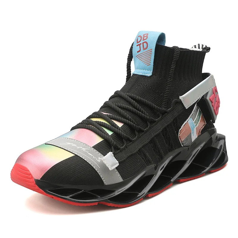 Men Sport Run Casual Flying Woven Breathable Running Sneakers Lighting Socks Shoes Wear-Resistant Easy to Put On and Take Off
Men Sport Run Casual Flying Woven Breathable Running Sneakers Lighting Socks Shoes Wear-Resistant Easy to Put On and Take Off