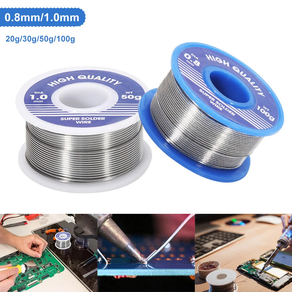 0.8/1.0mm Solder Wire Tin Lead Rosin Core Soldering Wire Roll For Electrical Soldering DIY Electronics Low Melting Point
0.8/1.0mm Solder Wire Tin Lead Rosin Core Soldering Wire Roll For Electrical Soldering DIY Electronics Low Melting Point