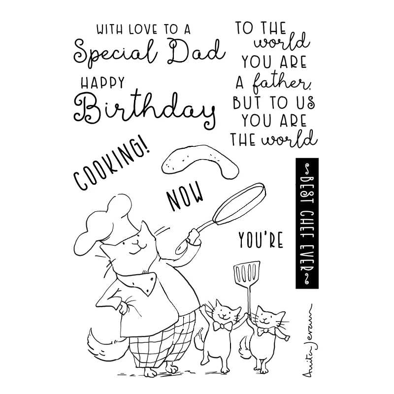 with Love To a Special Dad Stamp and Die Set 2021 Cat Cooking for Little Cats Die and Stamp Set for Diy Scrapbook Album Crafts
with Love To a Special Dad Stamp and Die Set 2021 Cat Cooking for Little Cats Die and Stamp Set for Diy Scrapbook Album Crafts
