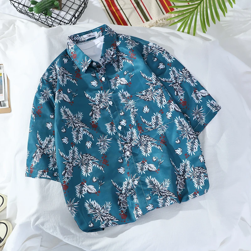 2020 Japanese-style Hipster Style Floral Cool Fashion Men New Style Casual Hawaii Shirt
2020 Japanese-style Hipster Style Floral Cool Fashion Men New Style Casual Hawaii Shirt