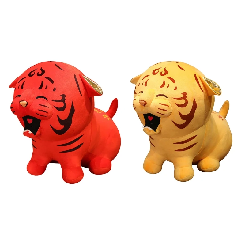 Милый тигр талисманы Животные Мягкие плюшевые игрушки для подарка на день рождения, красный/желтый 22 см
Милый тигр талисманы Животные Мягкие плюшевые игрушки для подарка на день рождения, красный/желтый 22 см