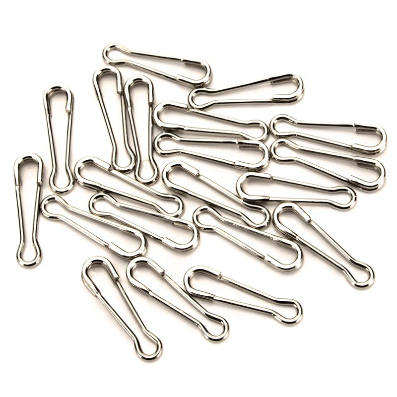 20pcs Fishing Snap Swivel Hook Snap Bass Fishing Connector Carp Fishing Lures Speed Clips
20pcs Fishing Snap Swivel Hook Snap Bass Fishing Connector Carp Fishing Lures Speed Clips