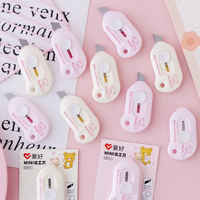 2pc simple Mini Portable Utility Knife Paper Cutter Cutting Paper Razor Blade Office Stationery Cutting Supplies
2pc simple Mini Portable Utility Knife Paper Cutter Cutting Paper Razor Blade Office Stationery Cutting Supplies