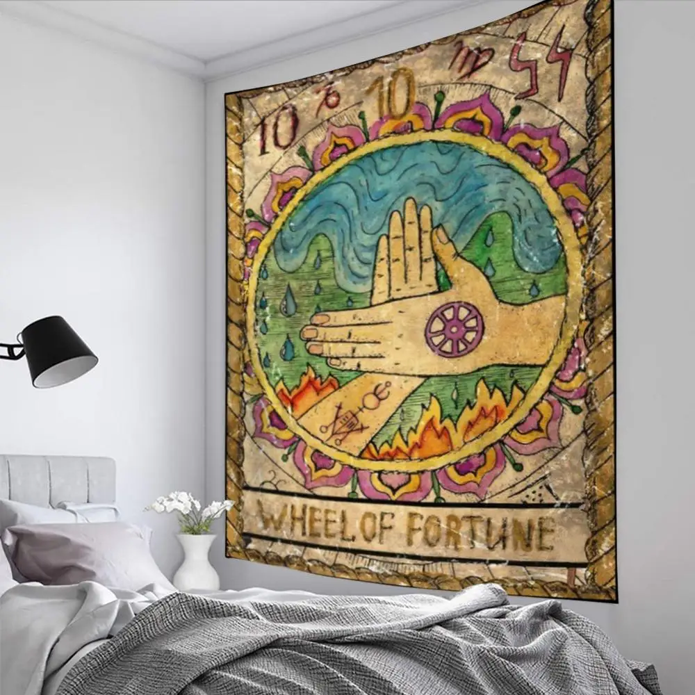 Retro Tarot Starry Sky Vintage Witchcraft Hippie Tapestry Beach Cushion Mandala Wall Hanging Bedroom Polyester Psychedelic
Retro Tarot Starry Sky Vintage Witchcraft Hippie Tapestry Beach Cushion Mandala Wall Hanging Bedroom Polyester Psychedelic