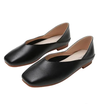 Boat Shoe Shallow Mouth Female Footwear Square Toe Casual Sneaker Slip-on Large Size Women Dress Grandma New Slip On Big Size Le 
Boat Shoe Shallow Mouth Female Footwear Square Toe Casual Sneaker Slip-on Large Size Women Dress Grandma New Slip On Big Size Le