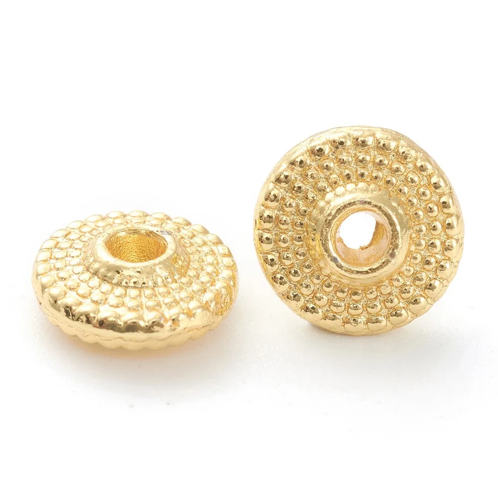 20 pc Rack Plating Alloy Spacer Beads Lead Free & Cadmium Free Long-Lasting Plated Disc Golden 8x3mm Hole: 1.8mm
20 pc Rack Plating Alloy Spacer Beads Lead Free & Cadmium Free Long-Lasting Plated Disc Golden 8x3mm Hole: 1.8mm