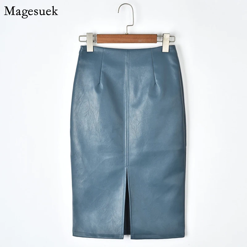 Women 2021 Spring Autumn Skirt Split Skirts Solid Korean PU Leather Skirts Fashion Casual High Waist Straight Mini Skirt 9671
Women 2021 Spring Autumn Skirt Split Skirts Solid Korean PU Leather Skirts Fashion Casual High Waist Straight Mini Skirt 9671