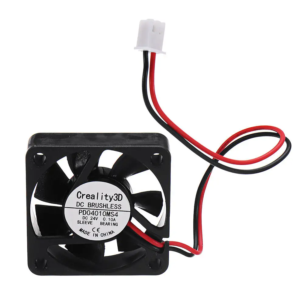 3pcs Creality 3D 40*40*10mm 24V High Speed DC Brushless 4010 Mainboard axial Cooling Fan For Ender-3/Ender-3 Pro 3D Printer part
3pcs Creality 3D 40*40*10mm 24V High Speed DC Brushless 4010 Mainboard axial Cooling Fan For Ender-3/Ender-3 Pro 3D Printer part
