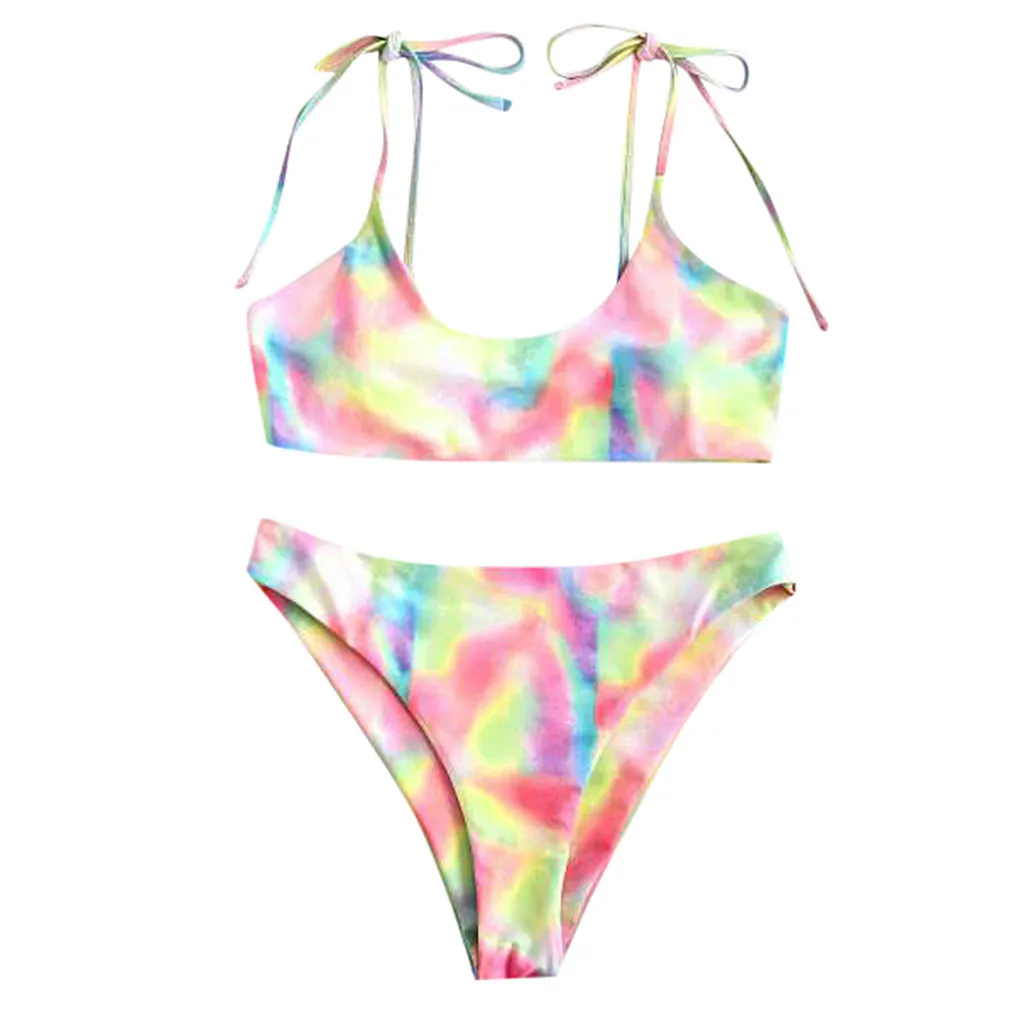 Two Piece Bikinis Set Women Swimwear Tie-dye Push-up Pad Bandage Beachwear Sexy High Cut Leg Halter Brazilian Micro Bikini Set
Two Piece Bikinis Set Women Swimwear Tie-dye Push-up Pad Bandage Beachwear Sexy High Cut Leg Halter Brazilian Micro Bikini Set