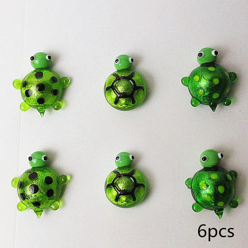 6pcs Custom Handmade Tiny Turtle Flat bottom murano Glass Sea Animal Gift Decor Collectible Figurine Gardens Fish Tank Ornament
6pcs Custom Handmade Tiny Turtle Flat bottom murano Glass Sea Animal Gift Decor Collectible Figurine Gardens Fish Tank Ornament