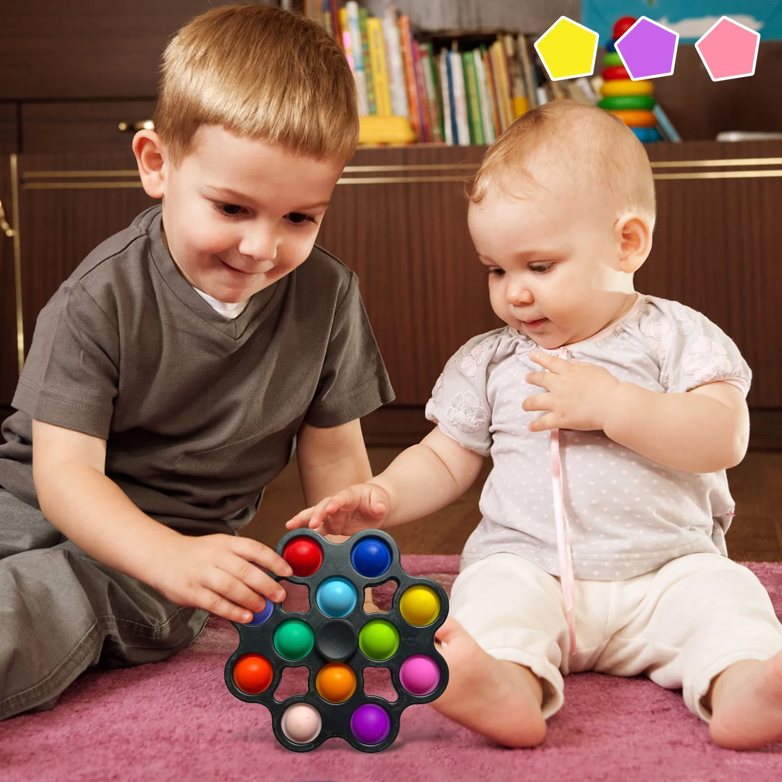 Спиннер-антистресс, игрушки-сжатие, вращающаяся сенсорная игрушка Dimpl, мини-фиджет-игрушка, Игрушки для раннего развития, игрушки для детей ...
Спиннер-антистресс, игрушки-сжатие, вращающаяся сенсорная игрушка Dimpl, мини-фиджет-игрушка, Игрушки для раннего развития, игрушки для детей ...