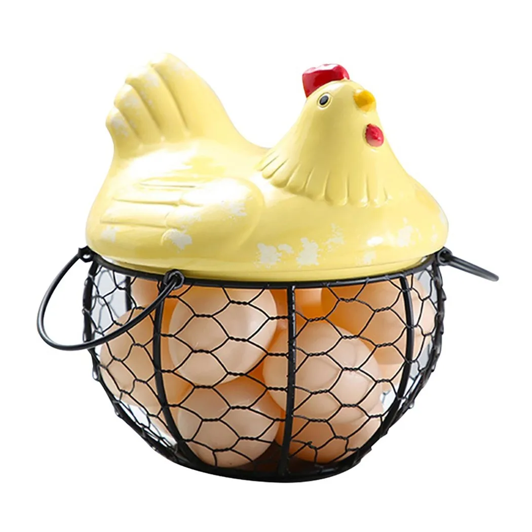 Egg Storage Basket Chicken Shape Decoration Iron Anti-slip Egg Storage Container Creative Iron Art Eggs Storage Basket
Egg Storage Basket Chicken Shape Decoration Iron Anti-slip Egg Storage Container Creative Iron Art Eggs Storage Basket