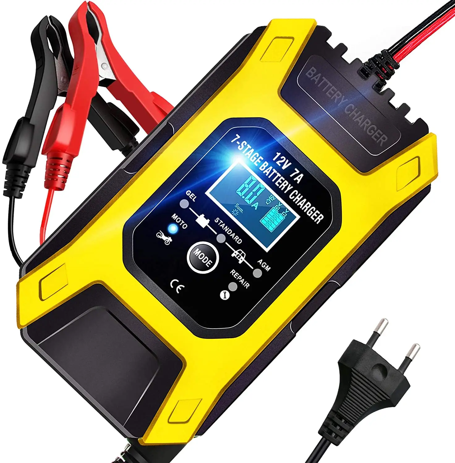 FOXSUR 12V 7A 7-ступенчатая Батарея импульсный заряд сопровождающий и Desulfator, многократного цикла глубокого заряда-разряда EFB гель мокрый AGM автомо...
FOXSUR 12V 7A 7-ступенчатая Батарея импульсный заряд сопровождающий и Desulfator, многократного цикла глубокого заряда-разряда EFB гель мокрый AGM автомо...