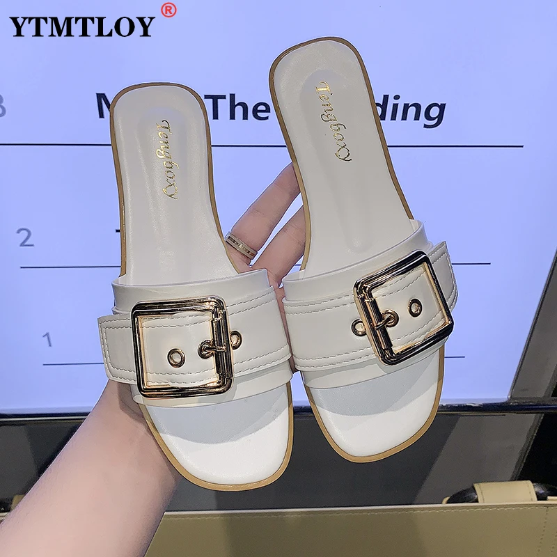 Fashion Women Slippers Summer Leather Band Peep Toe Flat Sandals Luxury Ladies Slides Shoes Big Size 42 Fur Slides Flip Flops
Fashion Women Slippers Summer Leather Band Peep Toe Flat Sandals Luxury Ladies Slides Shoes Big Size 42 Fur Slides Flip Flops