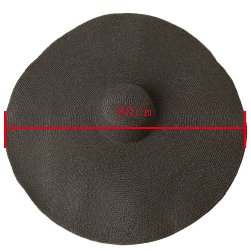Fashion Sun Hat Beach Anti-UV Sun Protection Foldable Large Straw Cap Cover Foldable Beach Straw Hat Outdoor 80cm Sun Hat
Fashion Sun Hat Beach Anti-UV Sun Protection Foldable Large Straw Cap Cover Foldable Beach Straw Hat Outdoor 80cm Sun Hat