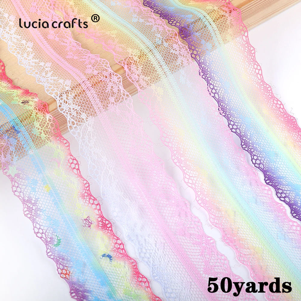50yards 38mm Embroidered Net Lace Trim Ribbon DIY Handicrafts Wedding Birthday Christmas Bow Decorations R0820
50yards 38mm Embroidered Net Lace Trim Ribbon DIY Handicrafts Wedding Birthday Christmas Bow Decorations R0820