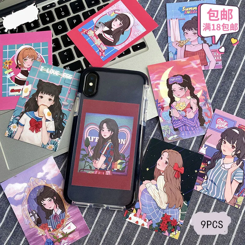 9PCS Anime cartoon girl Stickers Crafts And Scrapbooking stickers book Student label Decorative sticker kids toys
9PCS Anime cartoon girl Stickers Crafts And Scrapbooking stickers book Student label Decorative sticker kids toys