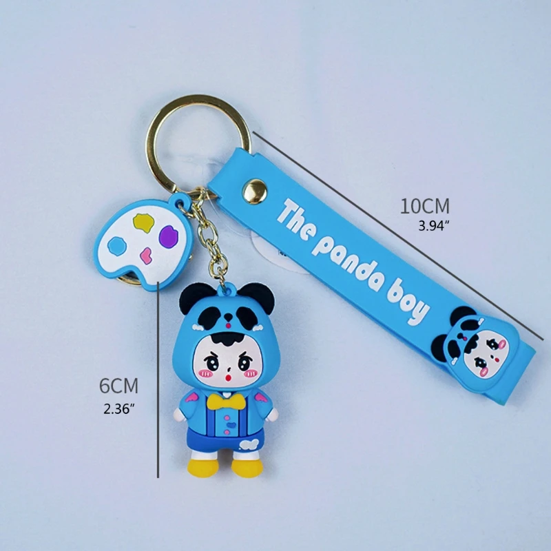Cartoon Panda Boy Keychain Bag Decoration Pendant Car Key Ring Women Men Jewelry Gift
Cartoon Panda Boy Keychain Bag Decoration Pendant Car Key Ring Women Men Jewelry Gift