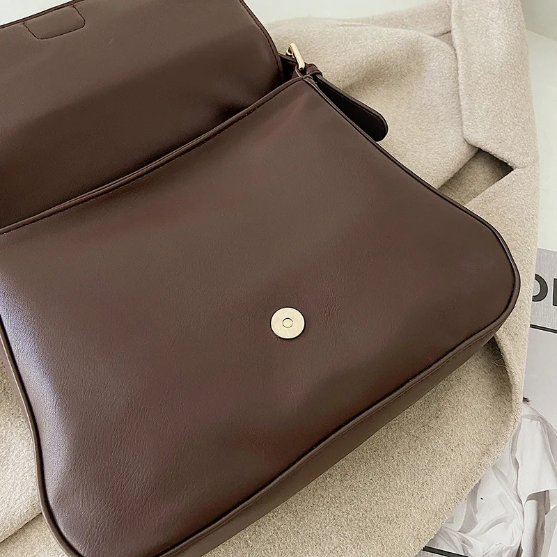 Fashion PU Leather Shoulder Bags for Women Large Cross Body Handbag Luxury Designer Solid Purse 
Fashion PU Leather Shoulder Bags for Women Large Cross Body Handbag Luxury Designer Solid Purse