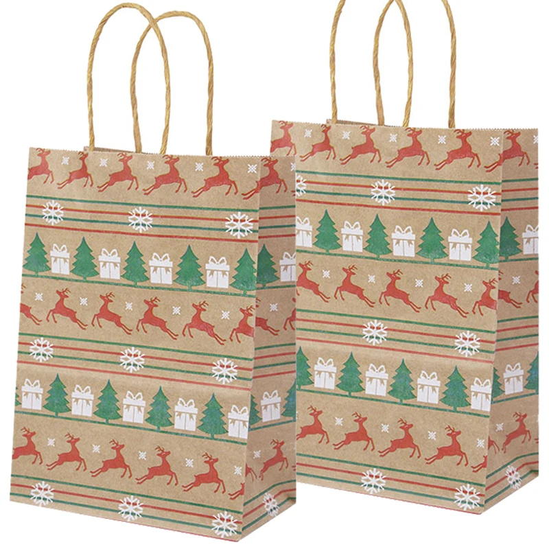 Kraft Paper Package Bags for Christmas 21 cm Cartoon Christmas Gift Bags Clothing Present Toys Packaging Portable Pouch 5 Pieces
Kraft Paper Package Bags for Christmas 21 cm Cartoon Christmas Gift Bags Clothing Present Toys Packaging Portable Pouch 5 Pieces
