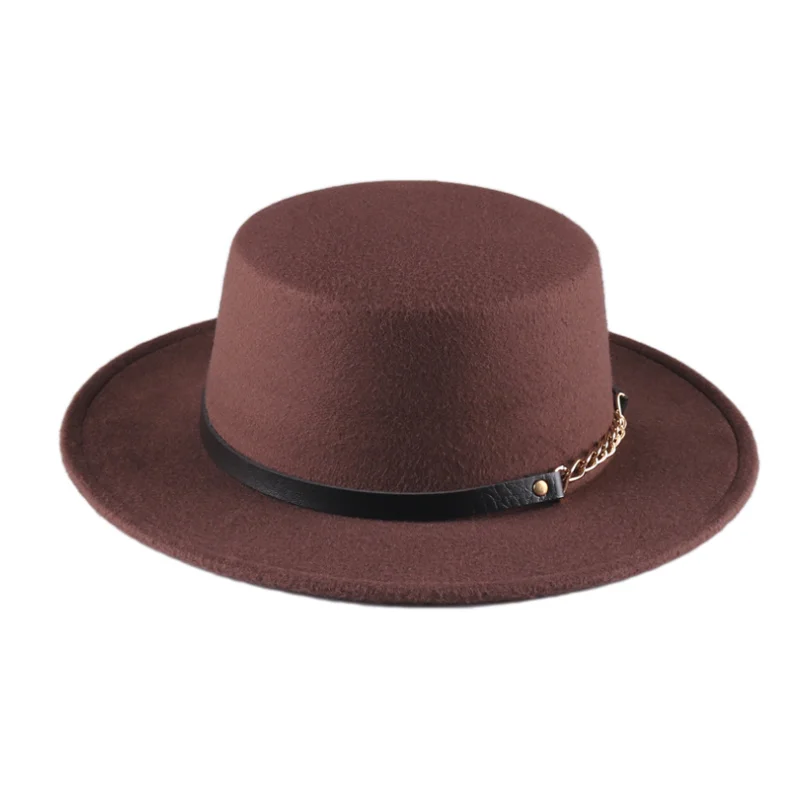 New Women Men Wool Vintage Gangster Trilby Felt Fedora Hat With Wide Brim Gentleman Elegant Lady Winter Autumn Jazz Caps 2020 
New Women Men Wool Vintage Gangster Trilby Felt Fedora Hat With Wide Brim Gentleman Elegant Lady Winter Autumn Jazz Caps 2020