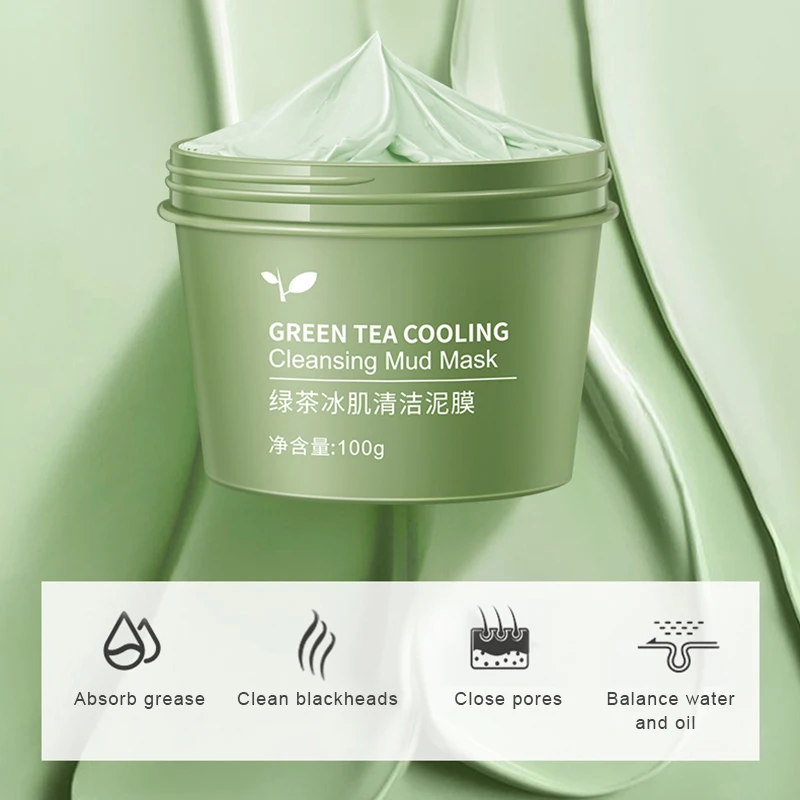 1PC Green Tea Clay Mask Deep Cleansing Mask Powder Shrink Pore Removal Blackhead Moisturizing Peel Mask Facial Skin Care
1PC Green Tea Clay Mask Deep Cleansing Mask Powder Shrink Pore Removal Blackhead Moisturizing Peel Mask Facial Skin Care