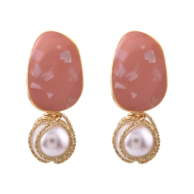2020 NEW Korean Temperament Elegant Small Imitation Pearl Drop Earrings Fashion Sweet Girl Blue Pink Women's Earring Jewelry
2020 NEW Korean Temperament Elegant Small Imitation Pearl Drop Earrings Fashion Sweet Girl Blue Pink Women's Earring Jewelry