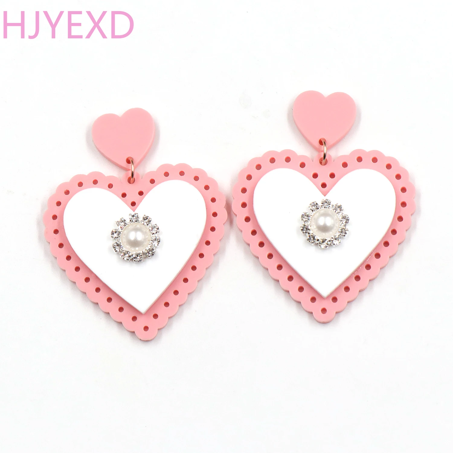 (1 пара) подарок на день Святого Валентина ручной работы для женщин розовые сердца висячие серьги акриловые серьги ювелирные изделия
(1 пара) подарок на день Святого Валентина ручной работы для женщин розовые сердца висячие серьги акриловые серьги ювелирные изделия