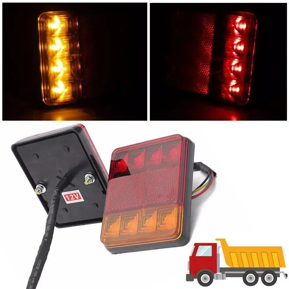2x 12V Car Truck LED Rear Tail Light Warning Lights Waterproof Rear Lamp Tailight for Trailer Caravans UTE Caravans Campers Boat
2x 12V Car Truck LED Rear Tail Light Warning Lights Waterproof Rear Lamp Tailight for Trailer Caravans UTE Caravans Campers Boat