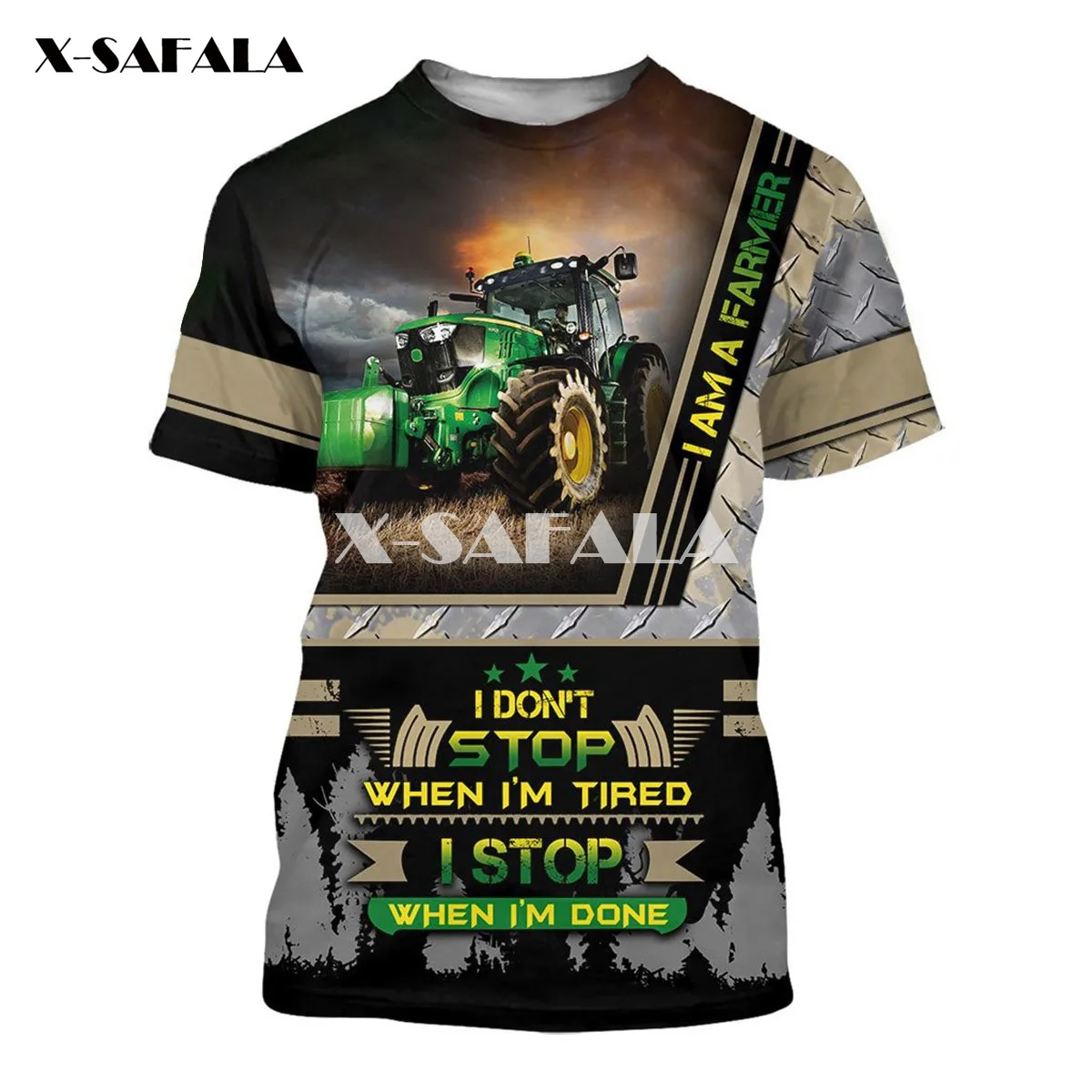 Excavator tractor Famer Art Men 3D Full Print T-shirts Summer Fashion Short Sleeve Tee Harajuku Punk Style Women/Unisex-3
Excavator tractor Famer Art Men 3D Full Print T-shirts Summer Fashion Short Sleeve Tee Harajuku Punk Style Women/Unisex-3