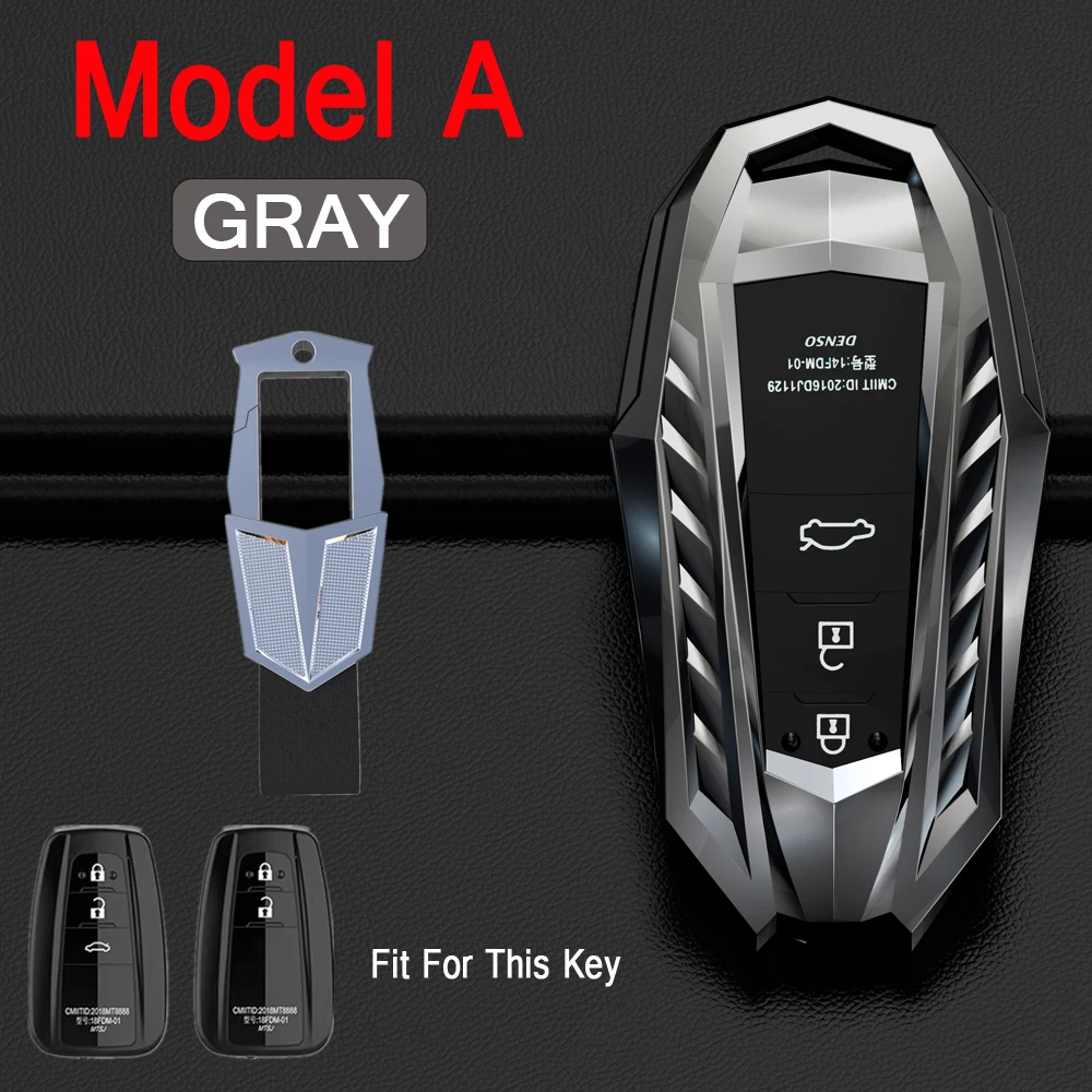 Beautiful New Zinc Alloy Car key Case Cover For Toyota Prius Camry Corolla C-HR CHR RAV4 Prado 2018 Keychain Auto Accessories
Beautiful New Zinc Alloy Car key Case Cover For Toyota Prius Camry Corolla C-HR CHR RAV4 Prado 2018 Keychain Auto Accessories