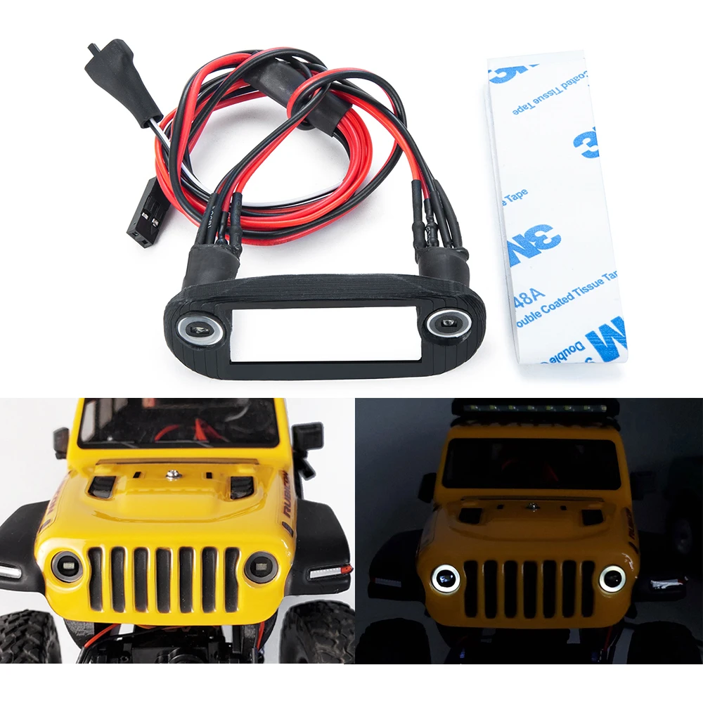 YEAHRUN Front LED Light Lamp Headlight Bright Set For Axial SCX24 AXI00002 AXI00005 1/24 RC Crawler Car Upgrade Parts
YEAHRUN Front LED Light Lamp Headlight Bright Set For Axial SCX24 AXI00002 AXI00005 1/24 RC Crawler Car Upgrade Parts