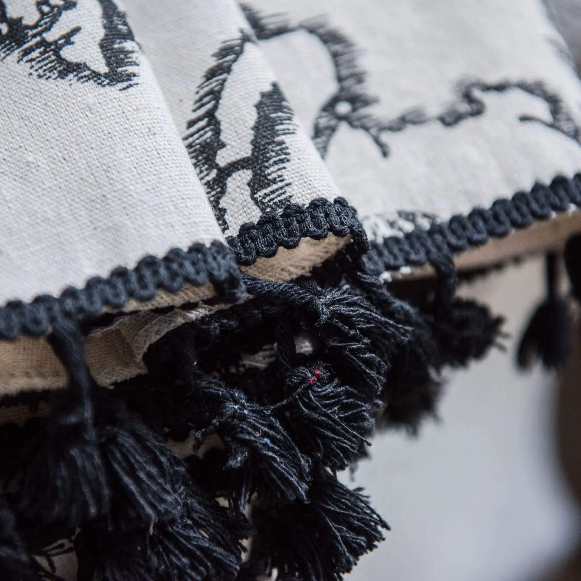 Fashion Finished Curtain Map Tassel Japanese-style Small Window Kitchen Curtain Semi-shading Bay Window Monolithic Bay Window
Fashion Finished Curtain Map Tassel Japanese-style Small Window Kitchen Curtain Semi-shading Bay Window Monolithic Bay Window
