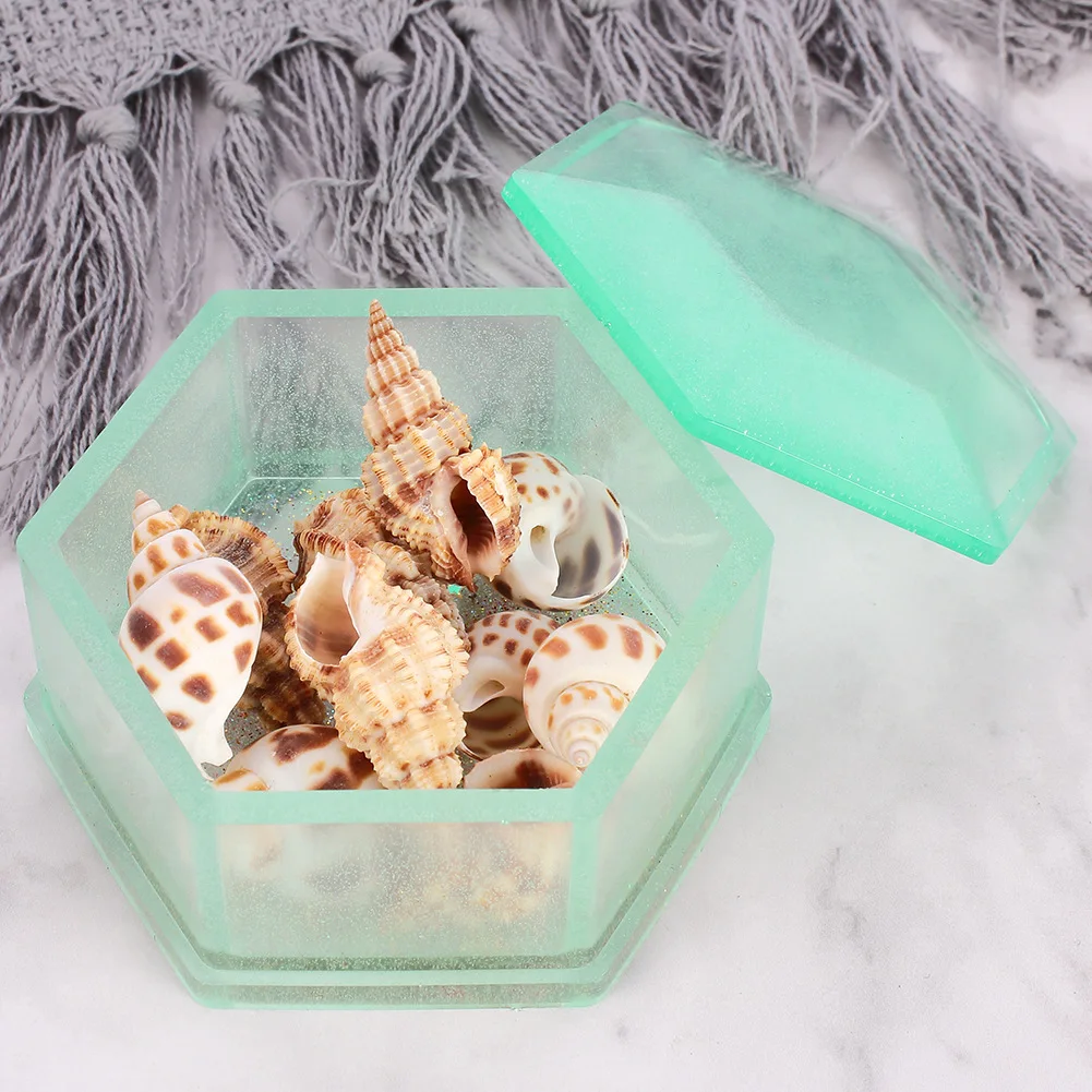 DIY Crystal Epoxy Resin Mold Hexagon stripe storage jewelry box Silicone storage box mold Jewelry Making Tools Drop Shipping
DIY Crystal Epoxy Resin Mold Hexagon stripe storage jewelry box Silicone storage box mold Jewelry Making Tools Drop Shipping