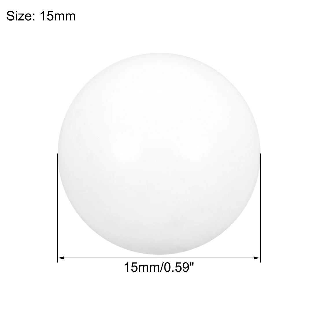 uxcell PTFE Ball, 15mm Diameter, Ground Finish, Diaphragm Pneumatic Pump White, 5pcs
uxcell PTFE Ball, 15mm Diameter, Ground Finish, Diaphragm Pneumatic Pump White, 5pcs