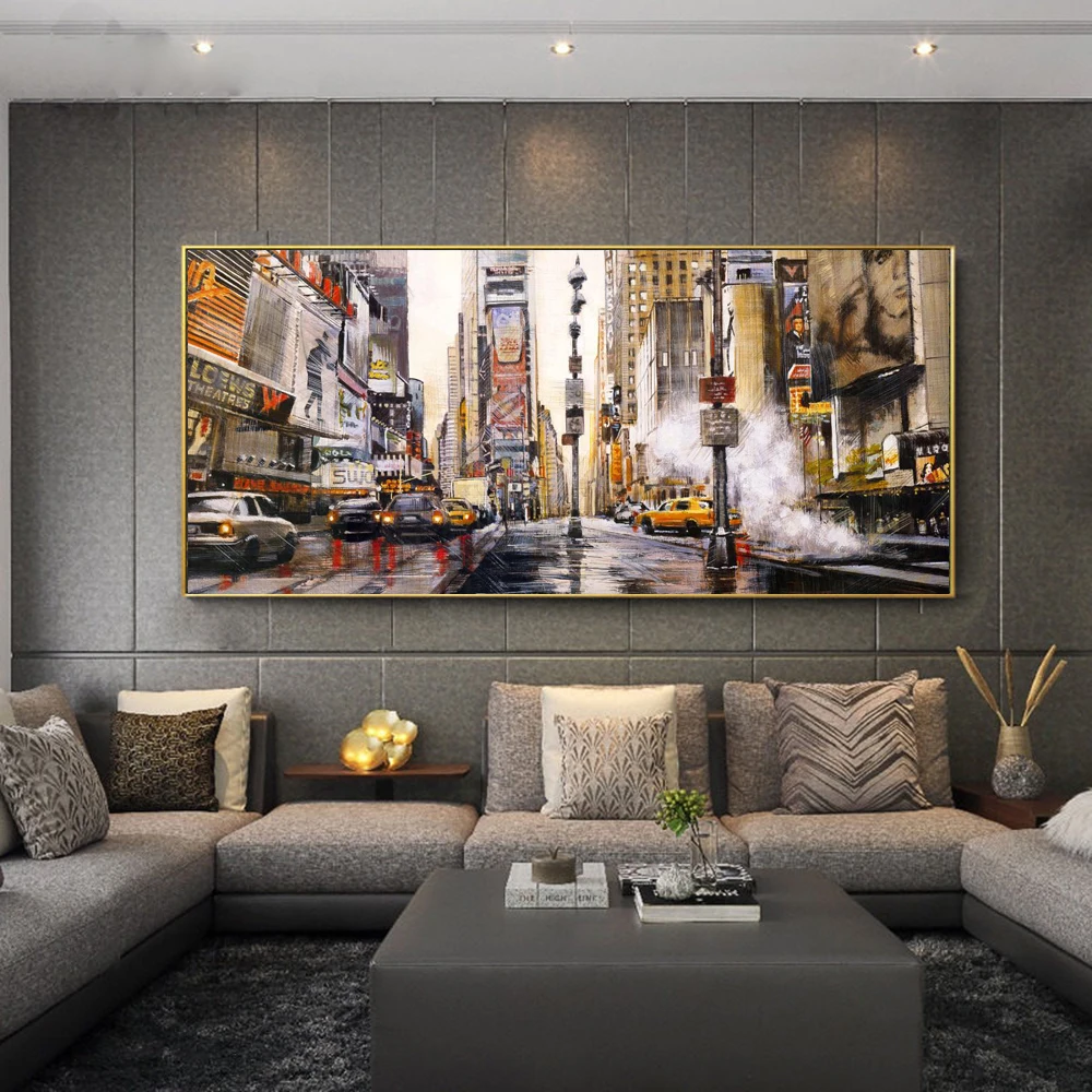 Abstract Landscape Canvas Art Posters and Prints New York Street Canvas Paintings On the Wall Art Picture For Living Room Decor
Abstract Landscape Canvas Art Posters and Prints New York Street Canvas Paintings On the Wall Art Picture For Living Room Decor