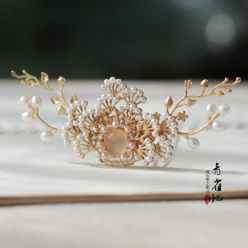 Tuinga Classical-Style Crown Chinese Clothing Cheongsam Accessories Fresh Headdress Hair Accessories Hairpin
Tuinga Classical-Style Crown Chinese Clothing Cheongsam Accessories Fresh Headdress Hair Accessories Hairpin