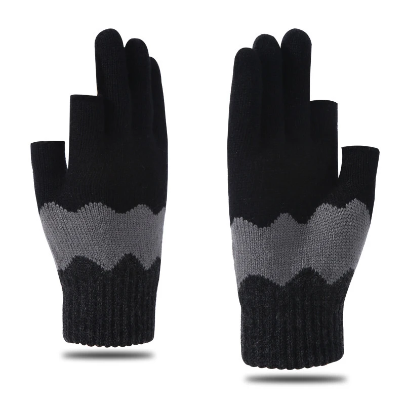 Winter Men Write Gloves Two Fingers Exposed Keep Warm Touch Screen Windproof Driving Anti Slip Outdoor Fishing Female Guante
Winter Men Write Gloves Two Fingers Exposed Keep Warm Touch Screen Windproof Driving Anti Slip Outdoor Fishing Female Guante